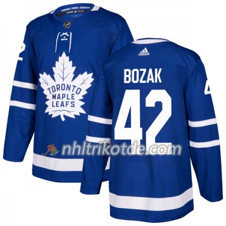 Toronto Maple Leafs Trikot Tyler Bozak 42 Adidas 2017-2018 Blau Authentic - Herren